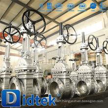 Didtek China industrial cast steel gost gate valve